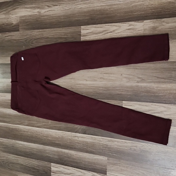 A' 2nd By Special A Ankle Skinny Jeans Burgundy Color Size 5 Juniors Inseam 28' - Picture 4 of 5